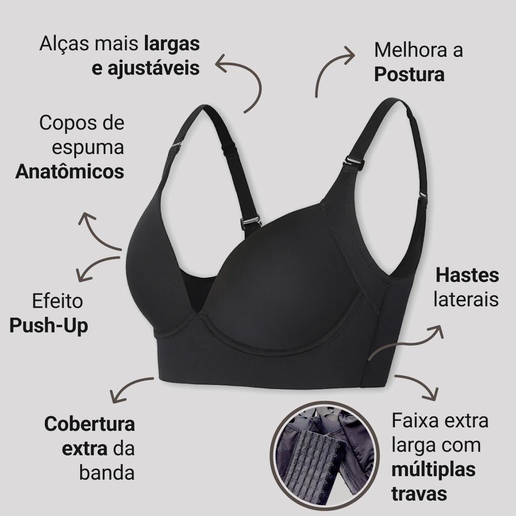 Sutiã Anatômico - Tecnologia Now Texx