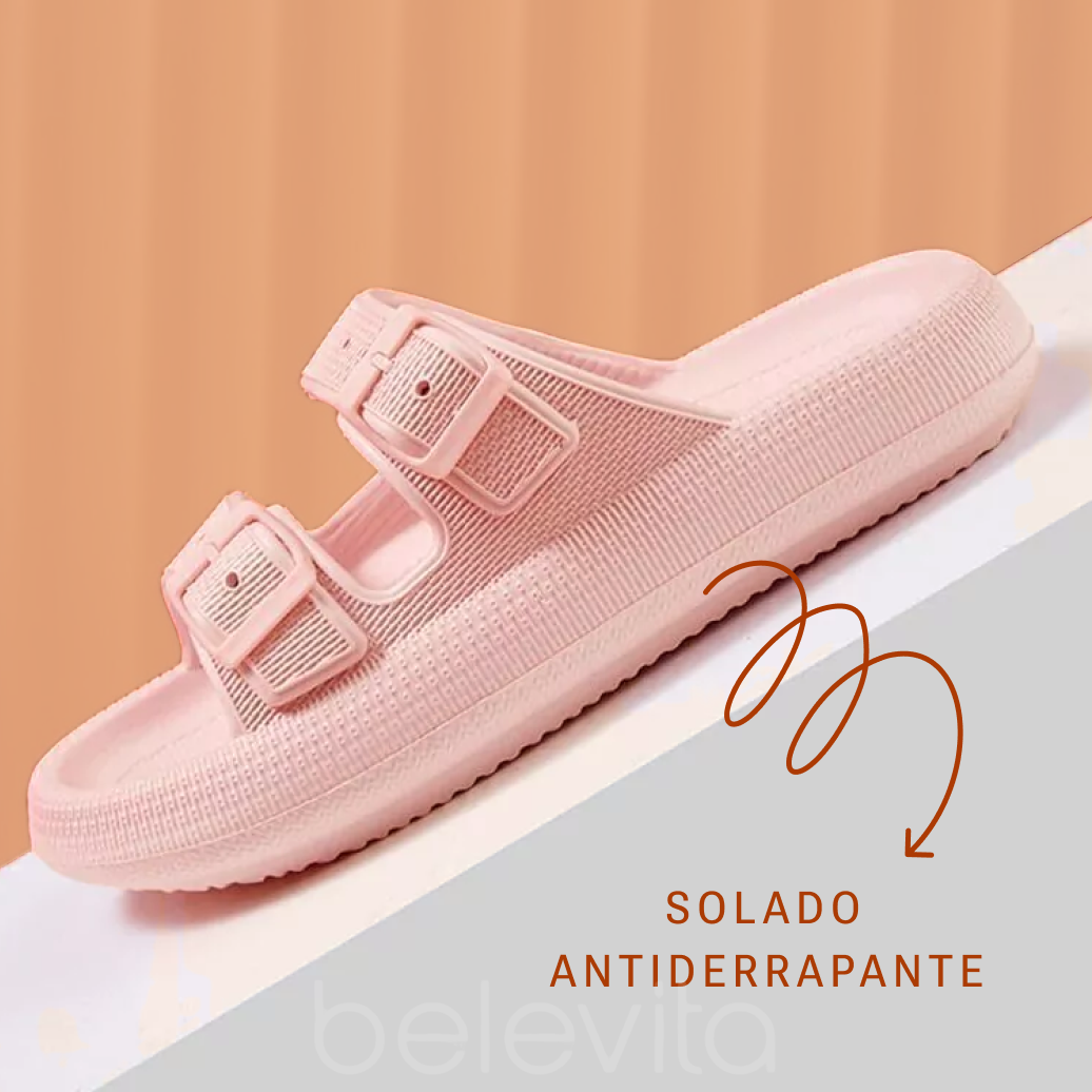 Sandália Anatômica Cloud Boss - Leve e Antiderrapante (Alça Regulável)