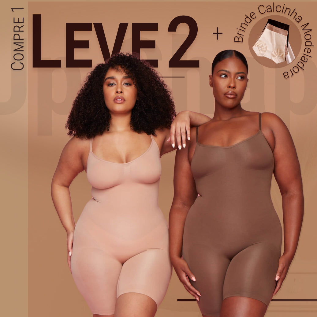 Body Modelador Full Shaper - Compre 1 Leve 2 + Brinde Calcinha Modeladora