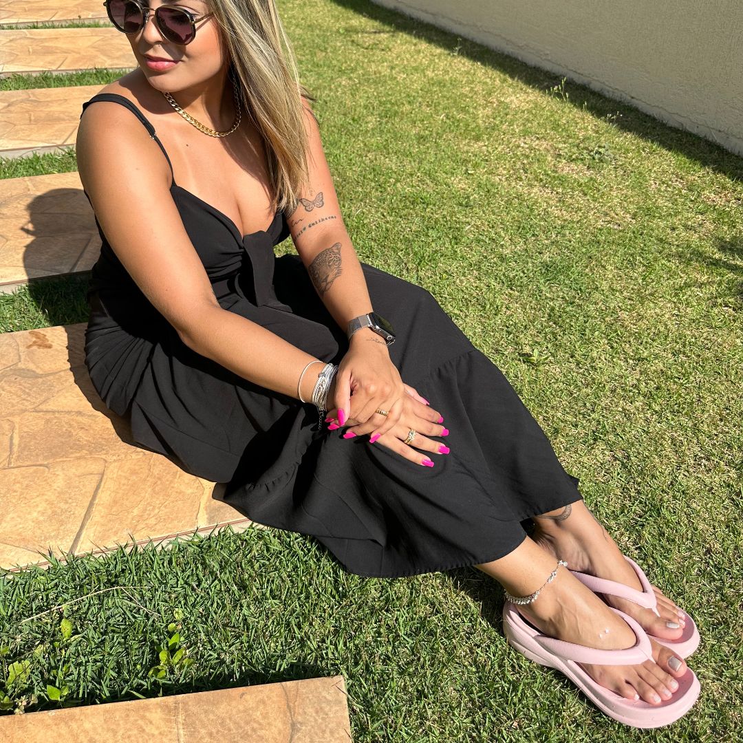 Sandália Anatômica Feminina - Seda Fashion