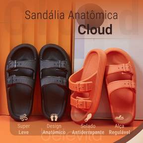 Sandália Anatômica Cloud Boss - Leve e Antiderrapante (Alça Regulável)