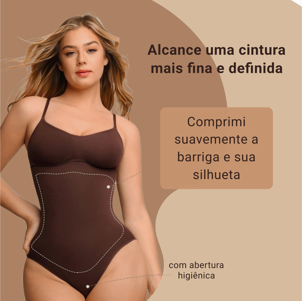 Body Modelador Full Shaper - Compre 1 Leve 2 + Brinde Calcinha Modeladora