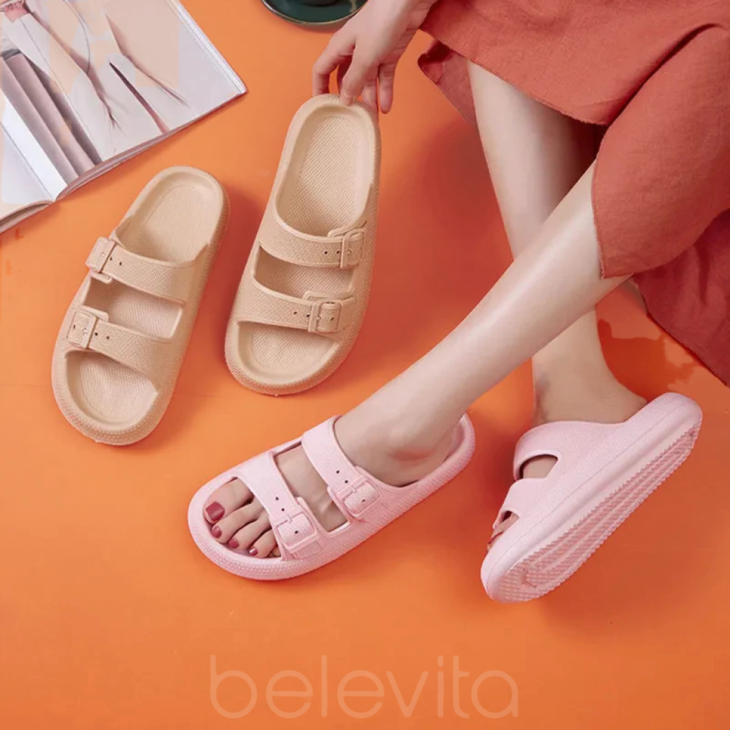 Sandália Anatômica Cloud Boss - Leve e Antiderrapante (Alça Regulável)