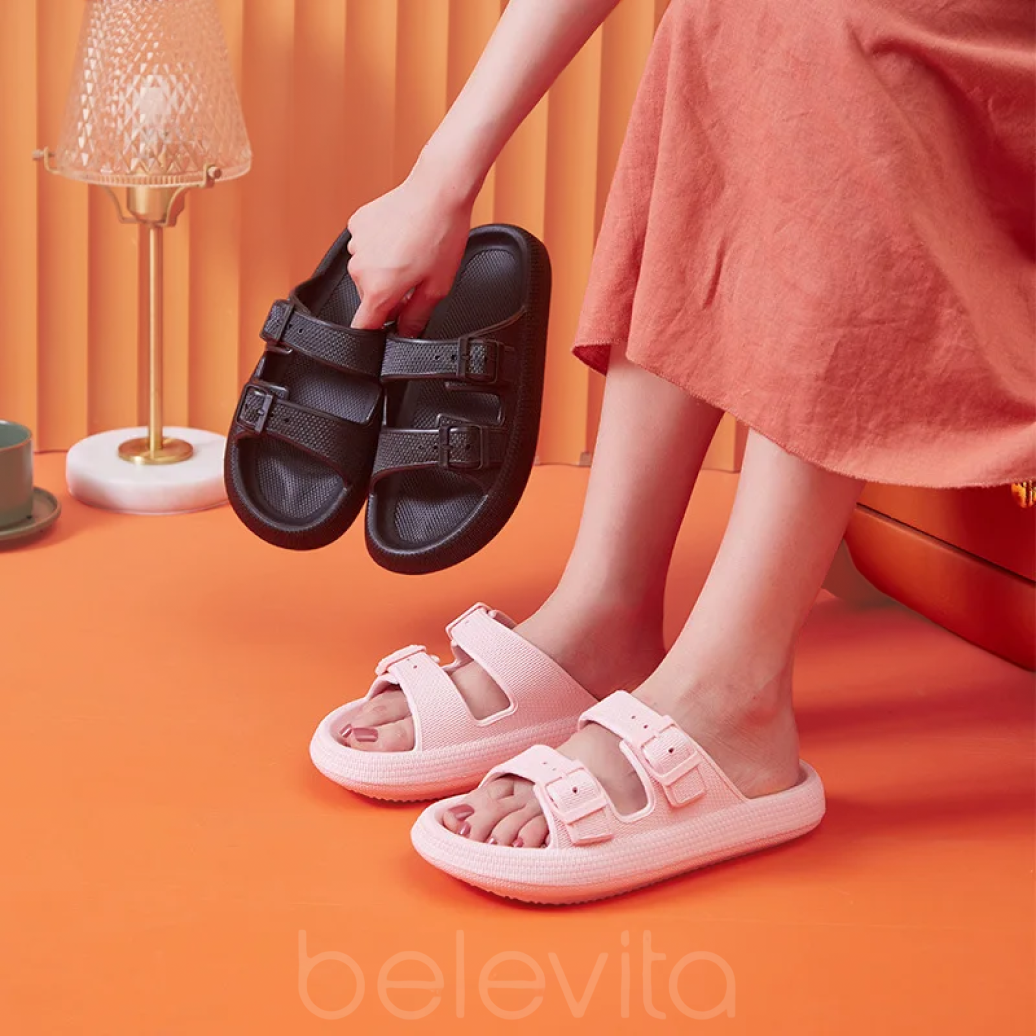 Sandália Anatômica Cloud Boss - Leve e Antiderrapante (Alça Regulável)