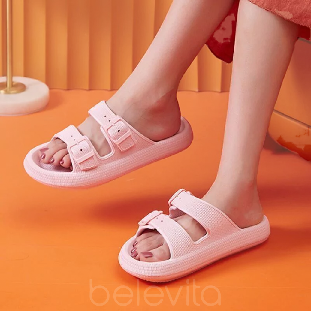 Sandália Anatômica Cloud Boss - Leve e Antiderrapante (Alça Regulável)