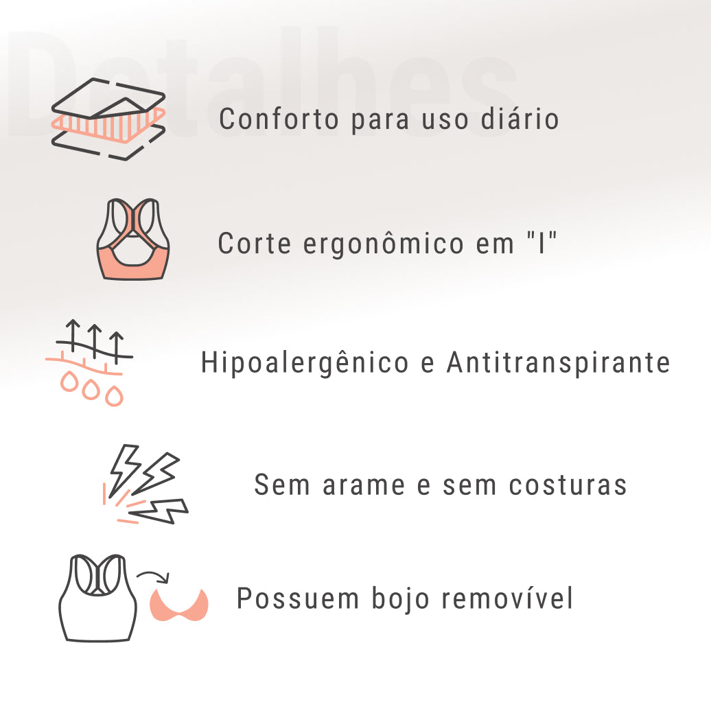 Sutiã Anatômico Full Confort | Super Oferta Pague 1 e Leve 3