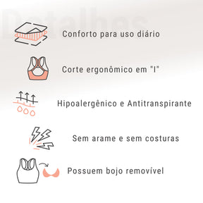 Sutiã Anatômico Full Confort | Super Oferta Pague 1 e Leve 3