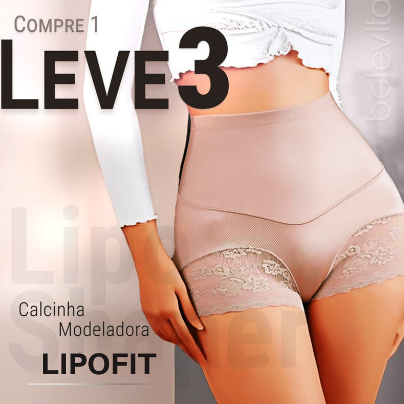 Calcinhas Modeladoras Lipo Fit | PAGUE 1 LEVE 3