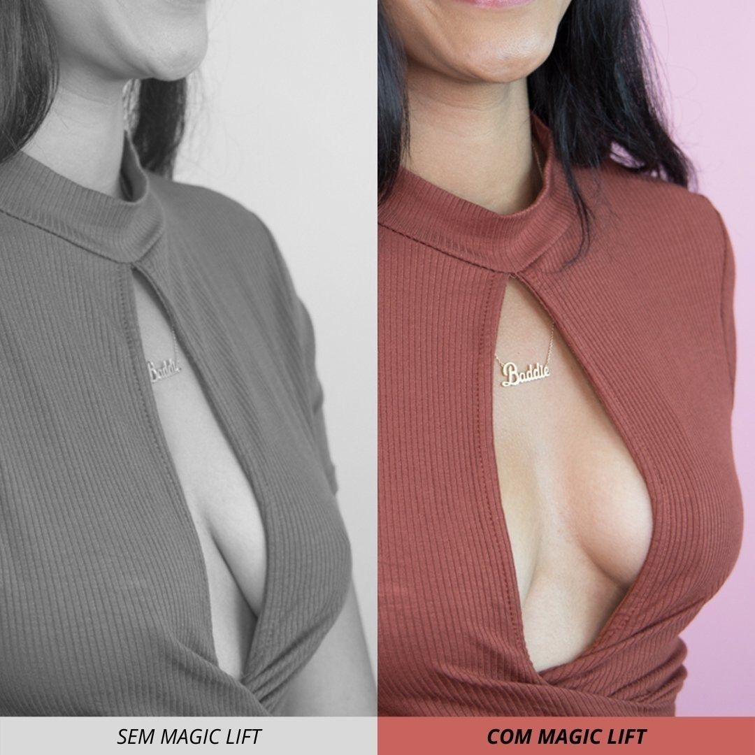 Sutiã Adesivo Tapa Seio Li Magic Lift ft (Compre 1 Leve 2)